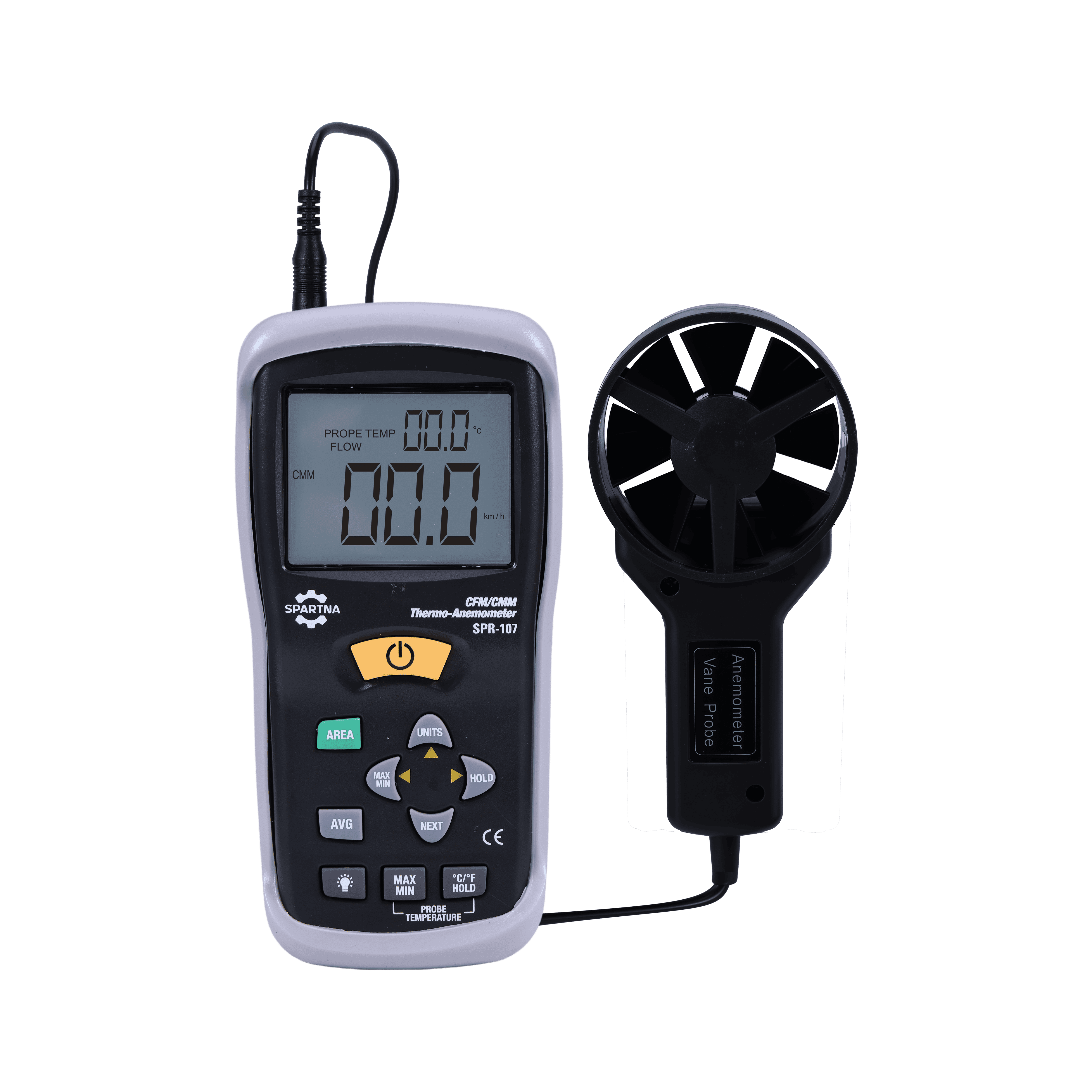 SPARTNA SPR-107 CFM/CMM Thermo-Anemometer