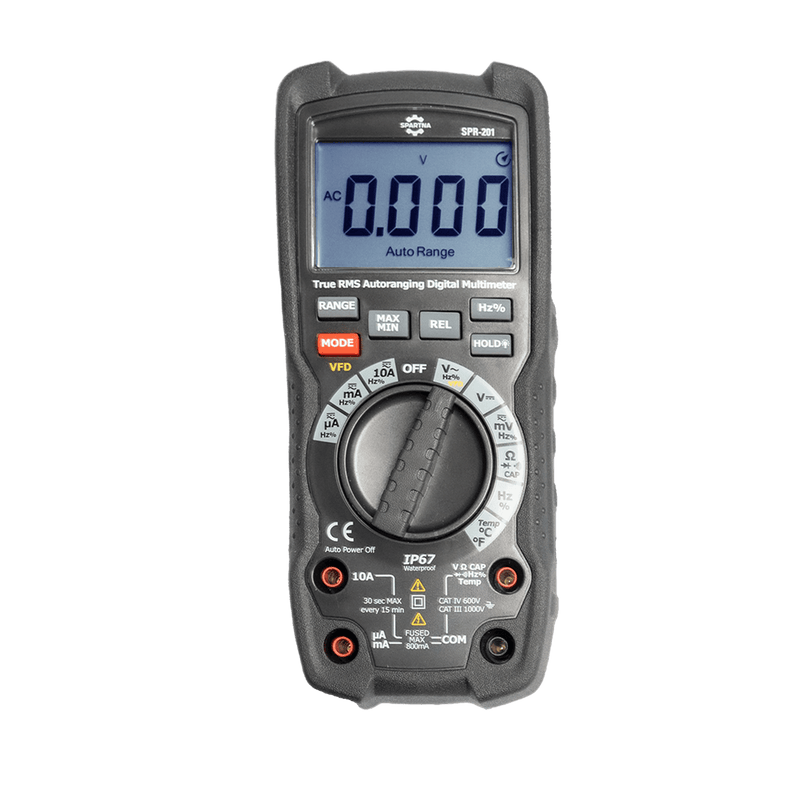 Spartna SPR-201 Heavy Duty Industrial Digital Multimeter