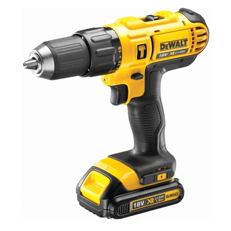 DeWalt Cordless Compact Drill Driver W/Batteries & Charger, DCD771S2 (18 V)