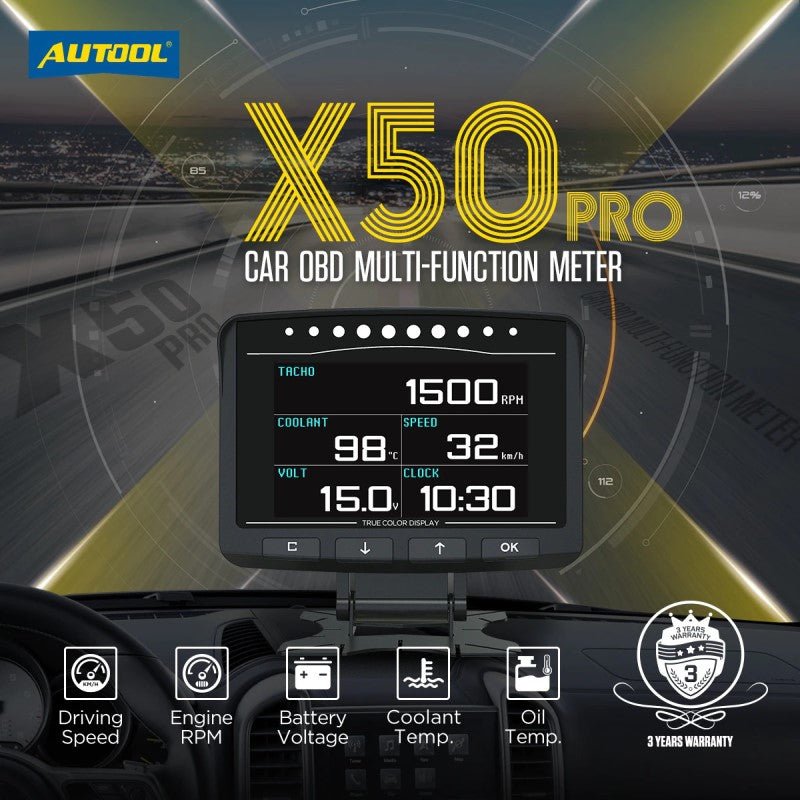 Autool X50 PRO Multi-Function Car OBD