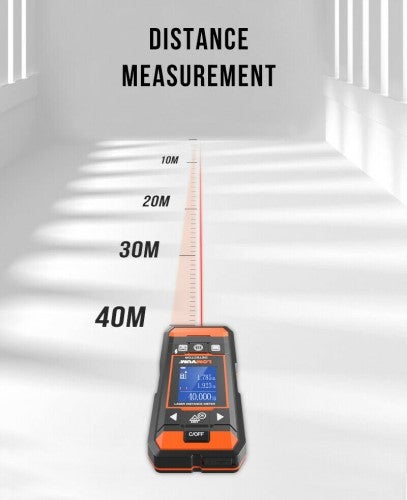 LOMVUM Wall Metal Detector With 40M Laser Distance Meter LK2101