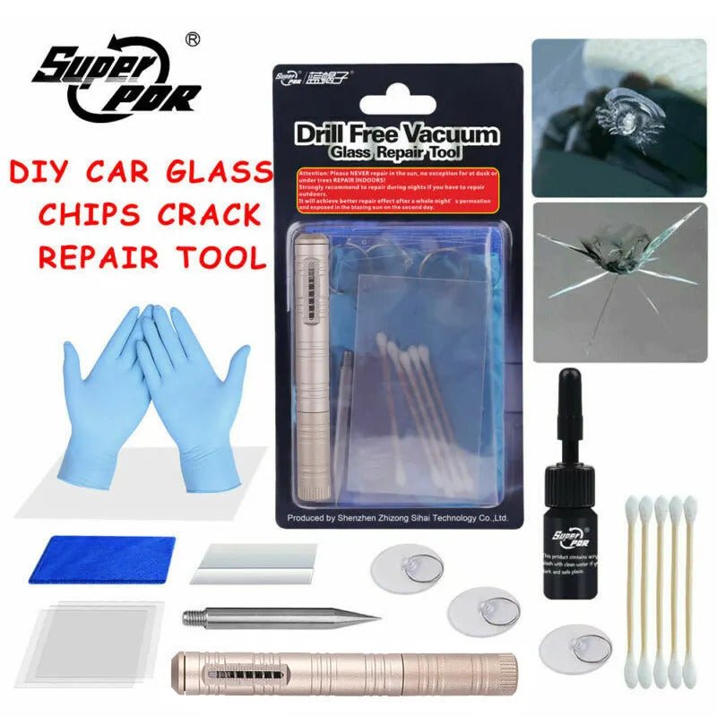 Super PDR tools Car Cracked Windshield glass Repair Kit