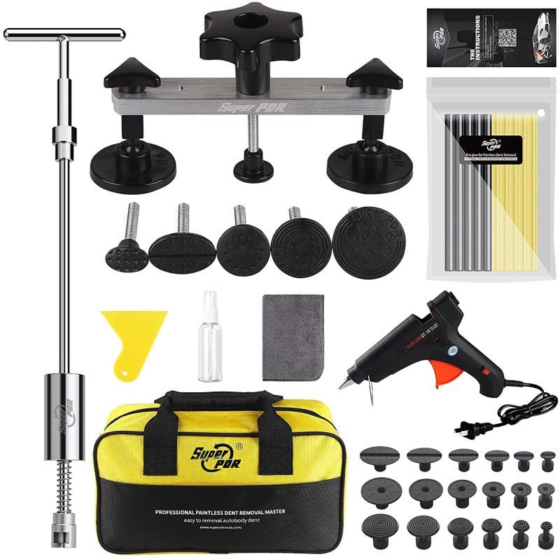 Super PDR Car Body Paintless Dent Repair Black Tools Kit 43pcs