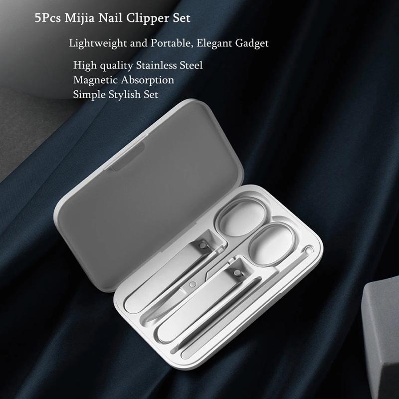 XIAOMI Mijia 5Pcs Portable Nail Clipper