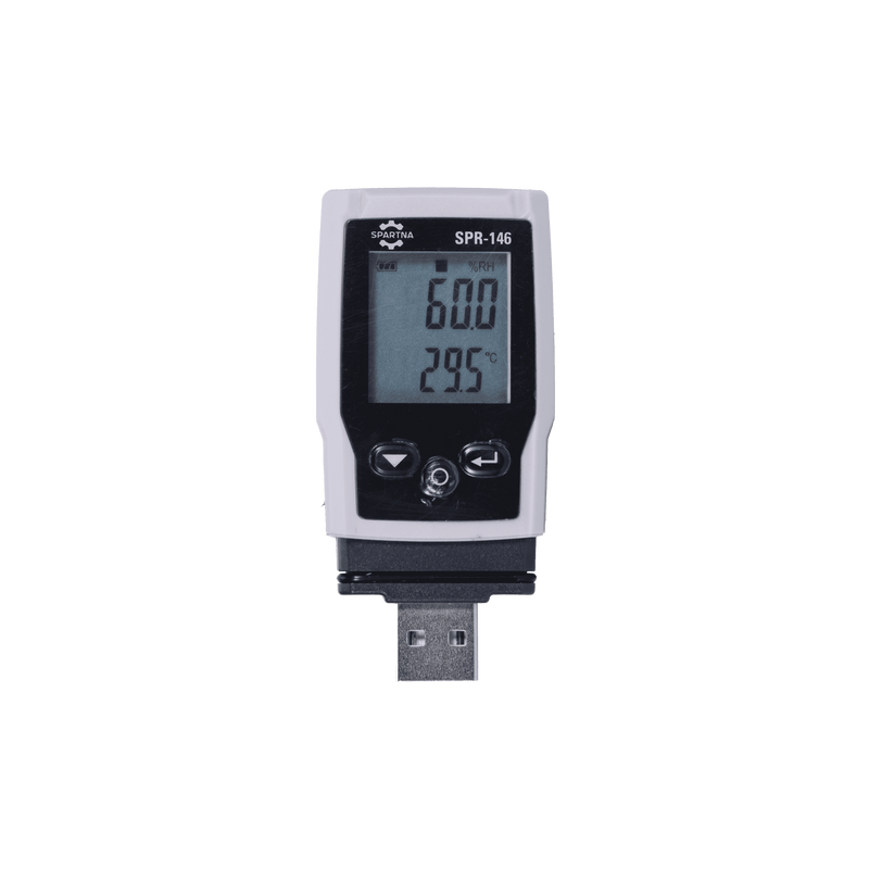 SPARTNA SPR-146 temperature and humidity data logger