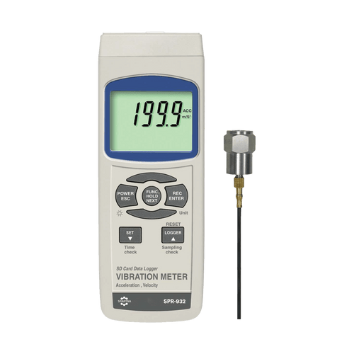 SPARTNA SPR-932 Vibration Meter with SD Card Datalogger