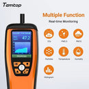 Temtop M2000C 2nd CO2 Air Quality Monitor Detects CO2 PM2.5 PM10 and Temperature and humiditiy with easy Calibration