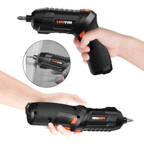 LOMVUM Mini Cordless Screwdriver Rechargeable L DB17