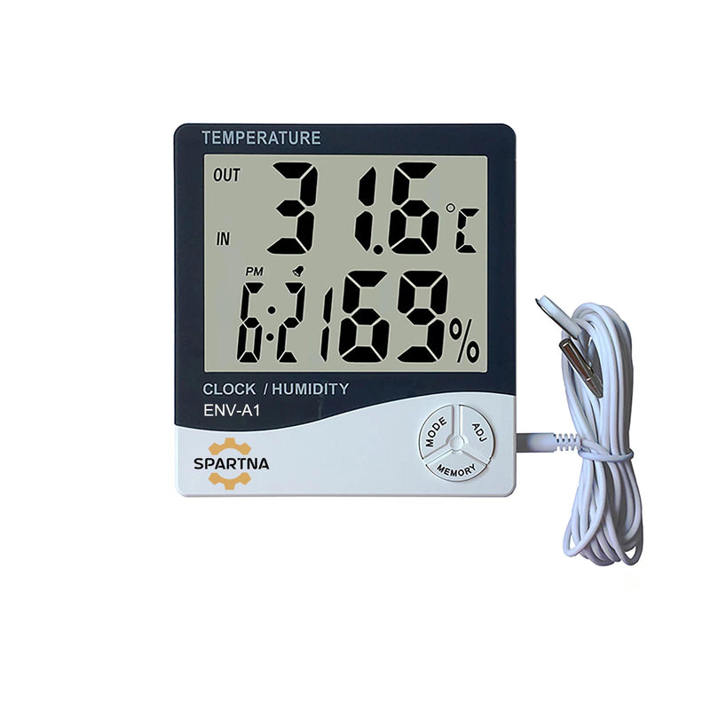 SPARTNA ENV-A1 Big Display Wall Mount Thermo-Hygrometer