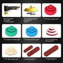 SPTA 3" 15000rpm Air Sander Mini Pneumatic Sander Orbit Buffer Polisher