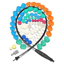 SPTA 78Pcs Mini Detail Polisher With Polishing Pads Buffing Pads Kit