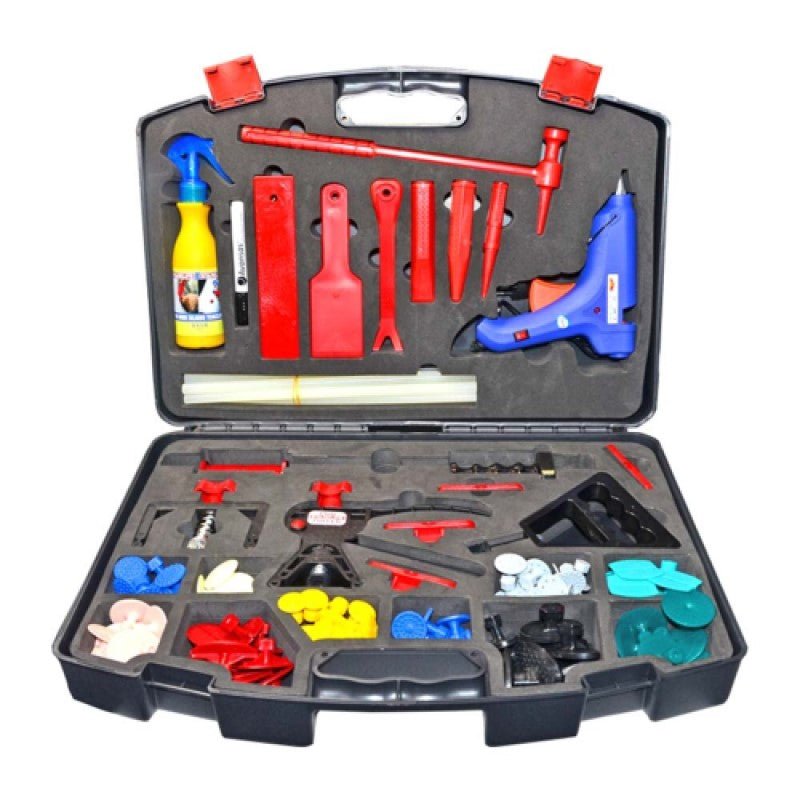Super PDR Car Body Paintless Dent Repair Black Tools Kit (77pcs)
