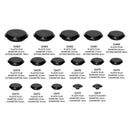 STARKLIPS 13191 Car Plastic Flush Mount Hole Plugs 818 PCS