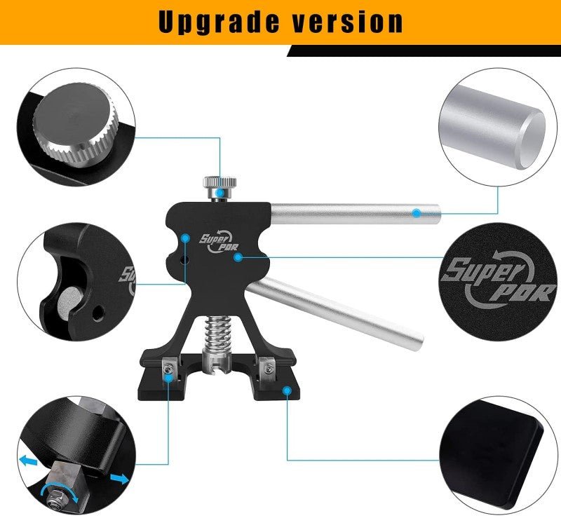 Kit Riparazione Ammaccature Auto Senza Vernice | Dent Puller Con Martello Slide | Rimozione Grandine E Bozze - Foto 6